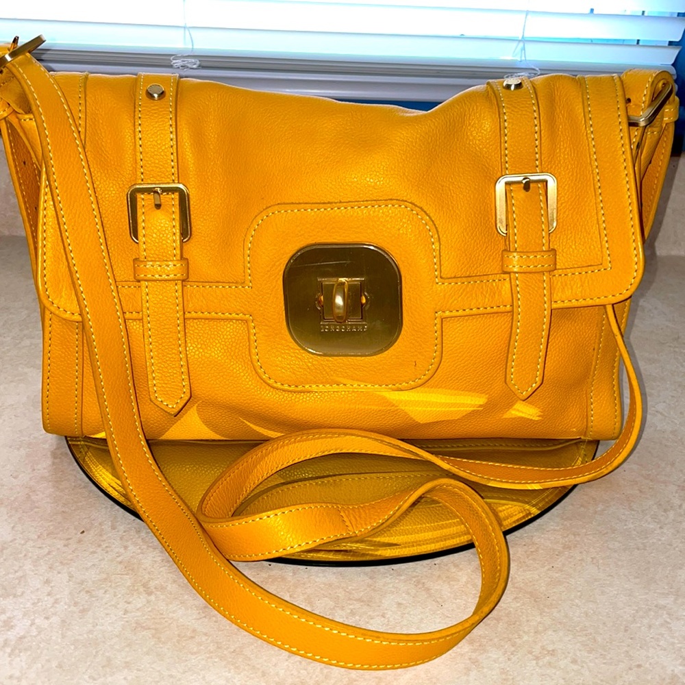 Long champ crossbody bag excellent condition
